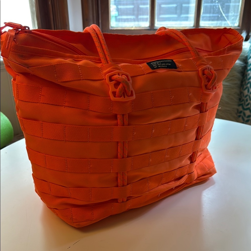 Orange Nike Tote Bag